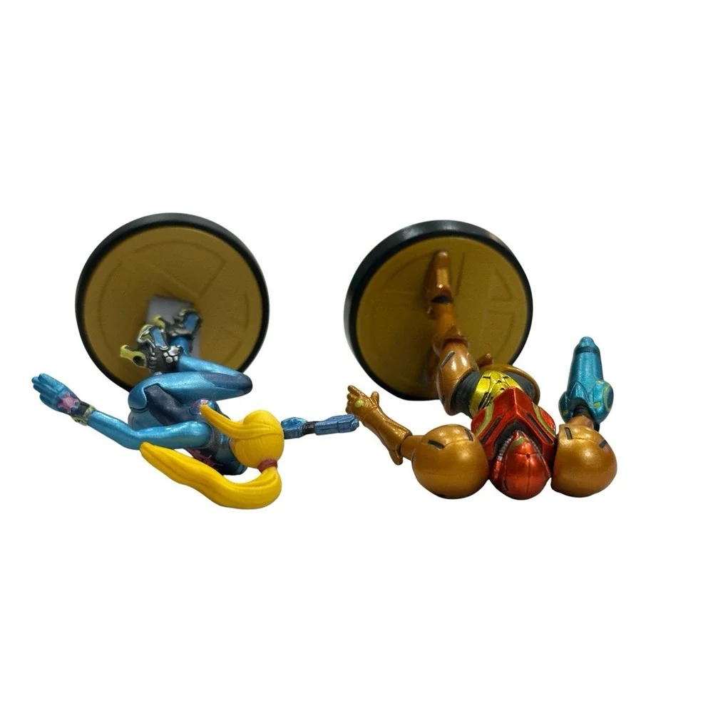 Metroid Amiibo Lot Of 2 Zero Suit & Samus